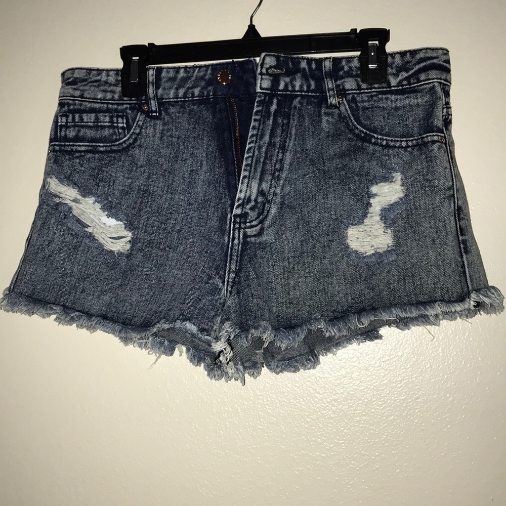 High Waist Denim Shorts